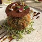 【東京駅 八重洲ランチ】アーティゾン美術館 ミュージアムカフェ 陽射しが明るい空間で ラム肉のスコッチエッグランチ