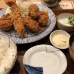 とんかつ和幸で秋を感じる かき盛合せ御飯