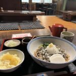 登呂「もちの家」で味わう、涼やかな古民家ランチ 【食レポ】冷たいたぬき蕎麦セット